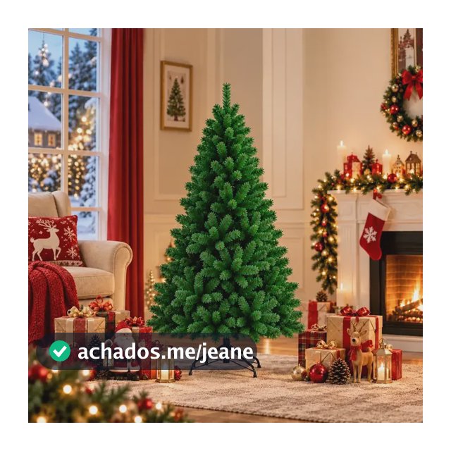 Árvore De Natal Cheia 1,50m 450 Galhos Verde Nexmidio Verde
