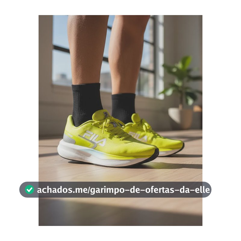 Tênis Fila Racer Fastpace Unissex Running Original Amarelo Liso 39 Br