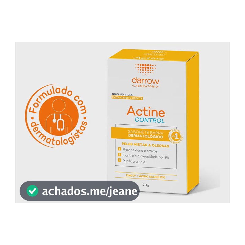 Sabonete Dermatológico em Barra Darrow Actine Control Skin Care 70g