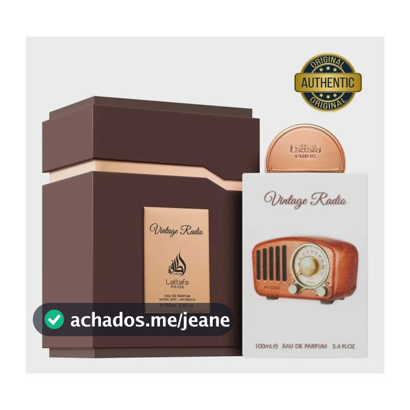 Perfume Arabe Vintage Radio Edp Lattafa Pride 100ml