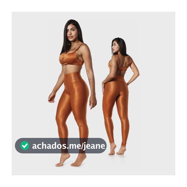 Diasp Roupa De Academia Leg + Top Blackout Canelado Fitness