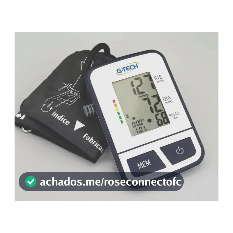 Aparelho medidor de pressão digital de braço BSP11 G-Tech