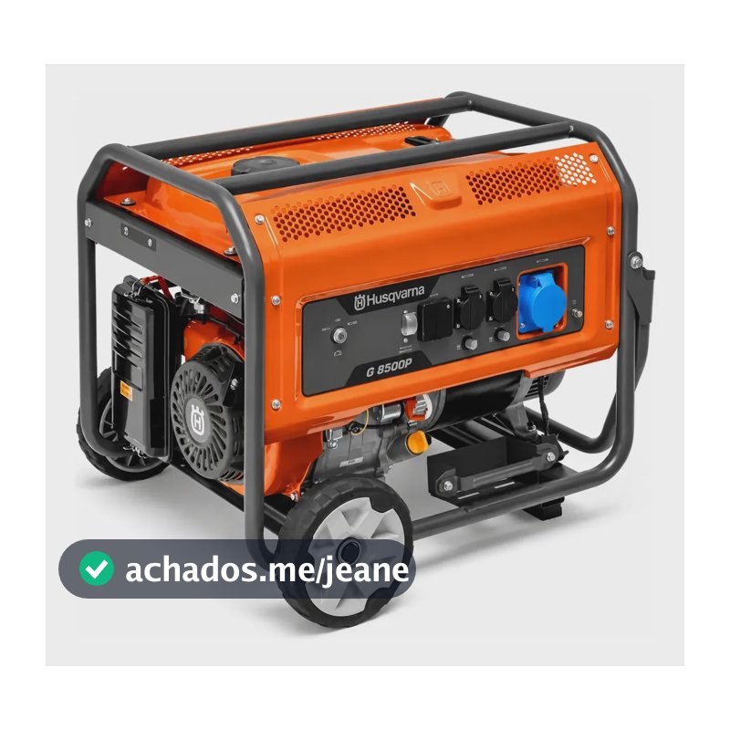 Gerador Energia 8,5kva Gasolina C/ Bateria G8500p Husqvarna
