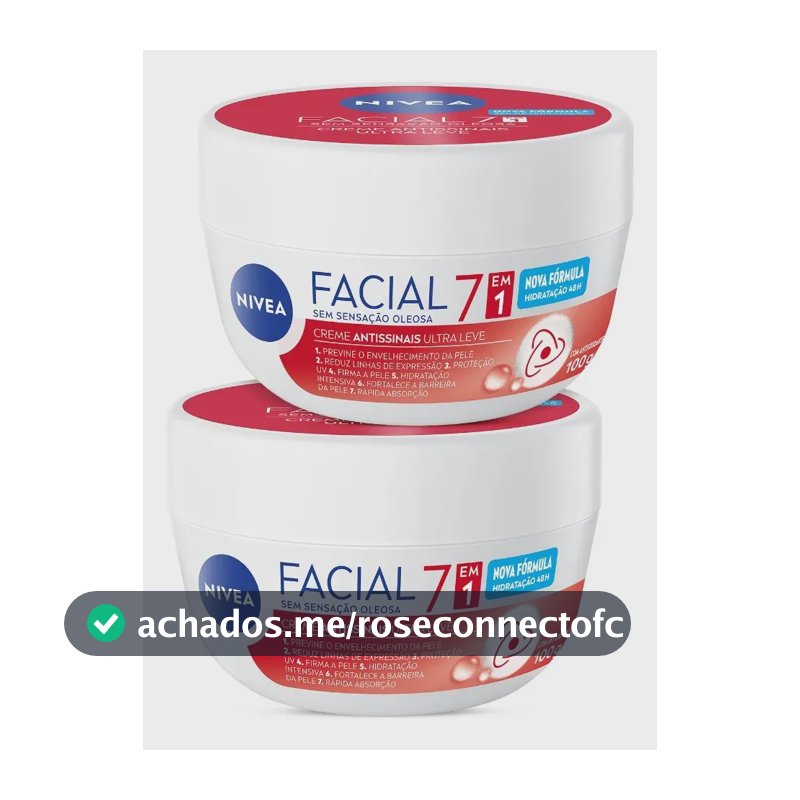 Kit Creme Facial Nivea Antissinais 7 Em 1 2 Unidades Todo Tipo De Pele Dia/noite