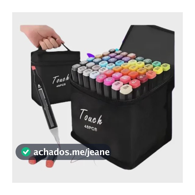 Kit Estojo Touch Canetas Ponta Dupla 48 Cores P/ Colorir