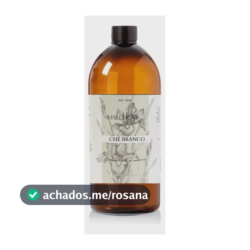 Refil 1l Aromatizante Concentrado P/ Difusores Spray Premium Chá Branco