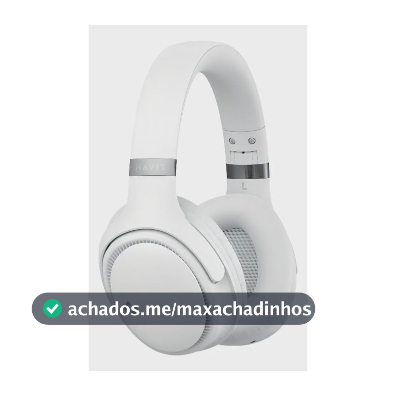 Heaphone Havit H630bt Bluetooth 5.3 On-ear 3d 55h Cor Bege