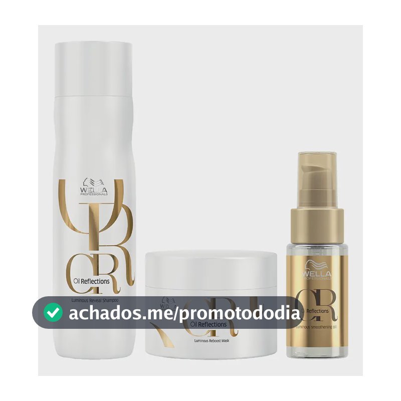 Kit Wella Oil Reflections Sh250+ol30+masc150