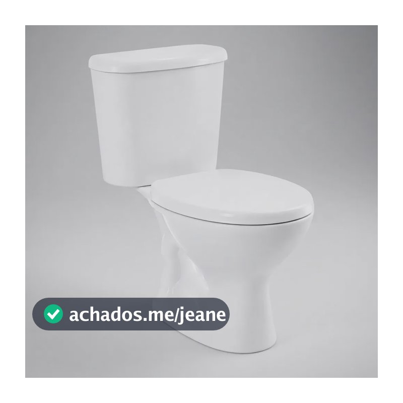 Vaso Sanitário + Caixa Acoplada Hervy Louças Branco