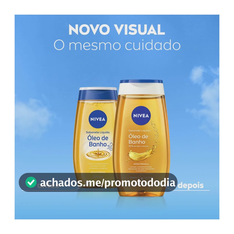Nivea Sabonete Líquido Óleo De Banho 200ml