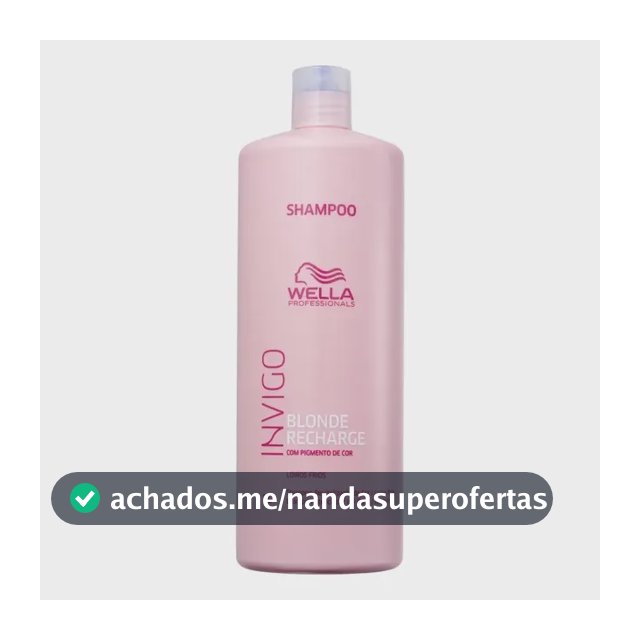 Shampoo Wella Invigo Cool Blonde Recharge 1000 Ml