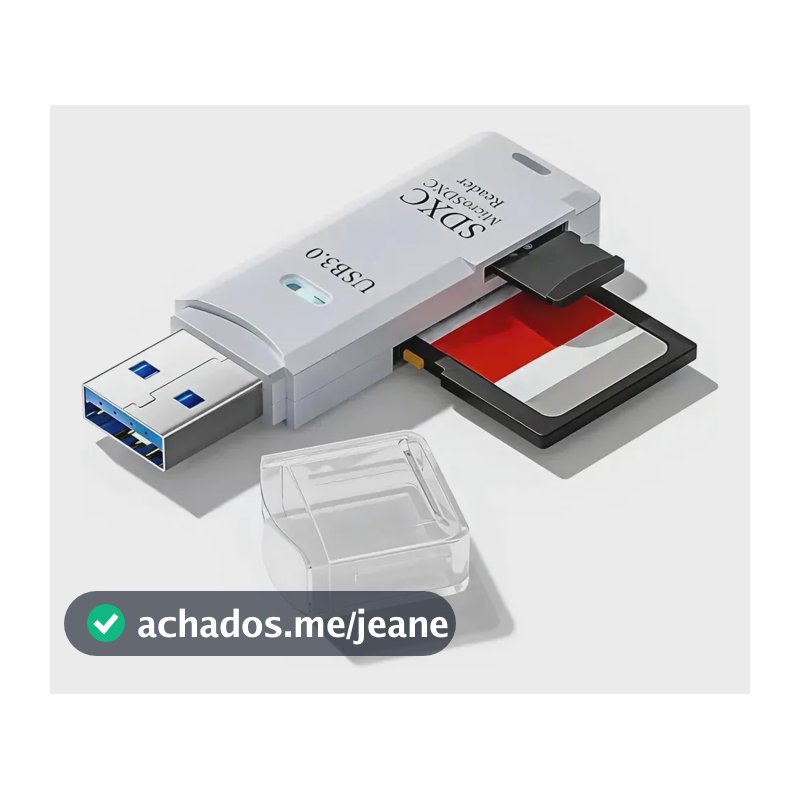 Leitor De Cartão 2 Em 1 USB 3.0 Micro sd/sdxc TF Alta Velocidade 5Gbps