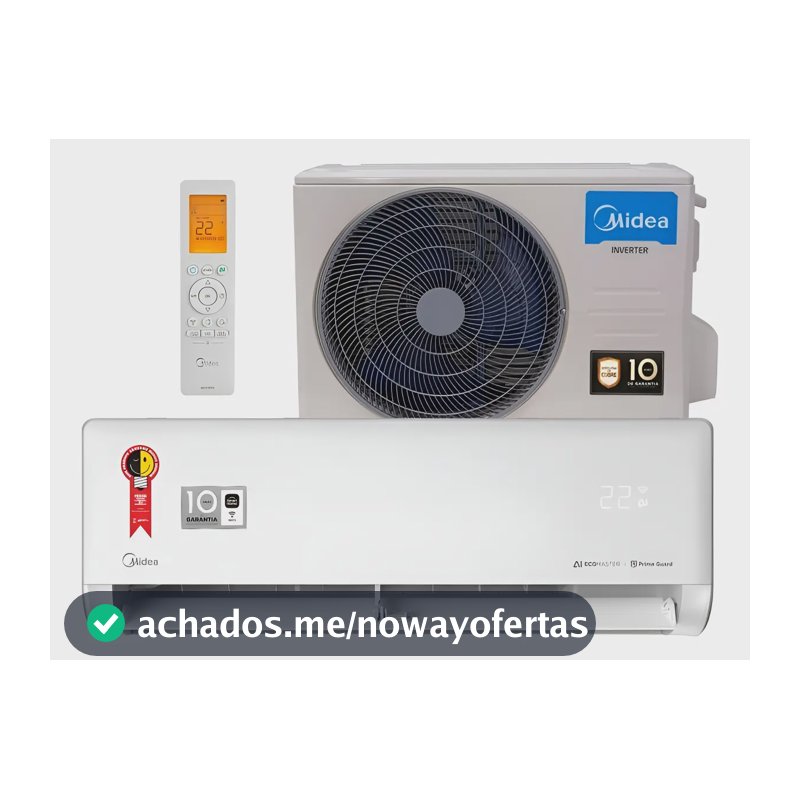 Ar Condicionado Inverter Midea Ecomaster 18000 Btu Frio 220v Branco 220v