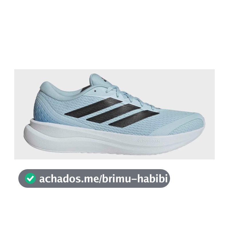 Tênis De Corrida Masculino Runfalcon 6 Cloudfoam adidas Azul Liso 42 Br