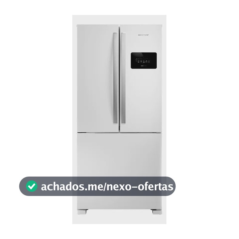Geladeira Brastemp Frost Free 559 Litros French Door Branca - BRO85MB