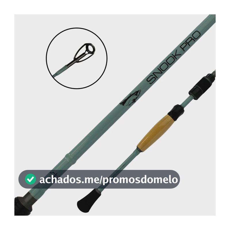 Vara Para Molinete Saint Snook Pro de Carbono 6-14 Lbs 1.91 m
