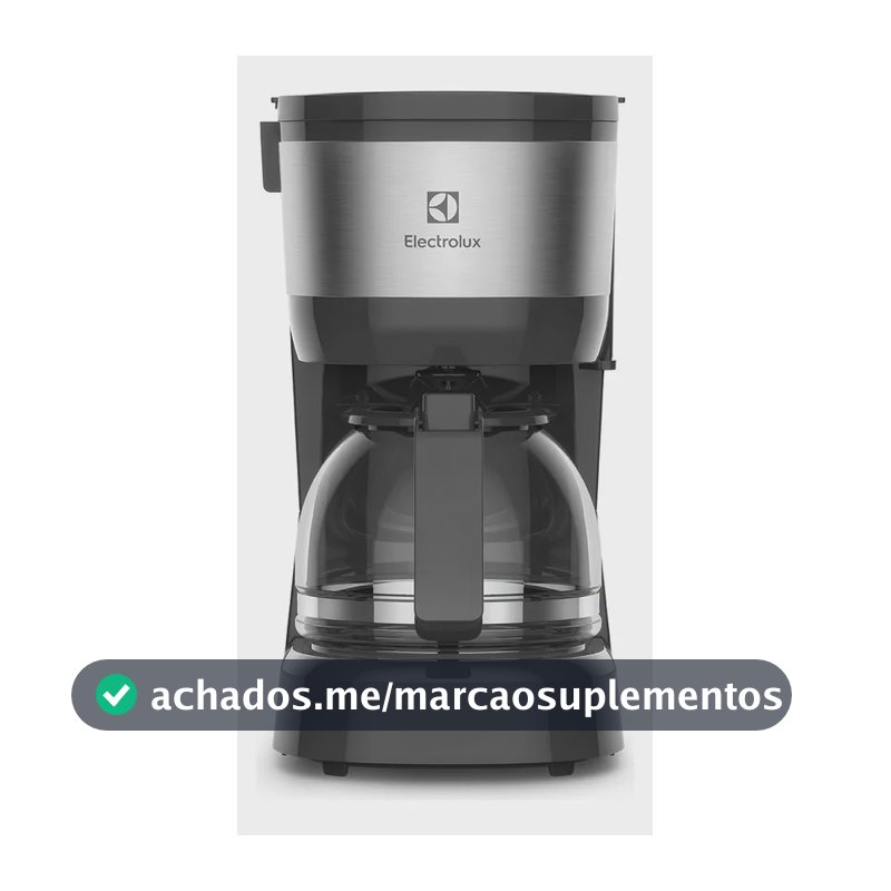 Cafeteira elétrica Electrolux inox filtro permanente removivel corta pingos capacidade 600ml 15 xicaras função manter aquecido sistema ECM10