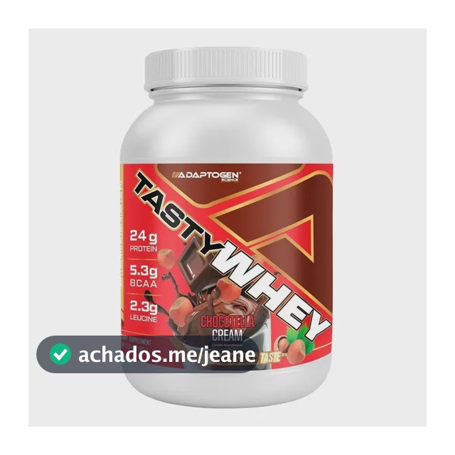 Suplemento Tasty Whey 3w Gourmet Whey Protein Adaptogen Science Pote 900g Sabor Chocotella