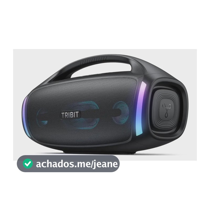 Caixa de Som Portátil Tribit StormBox Blast 2 Bluetooth 200W, com Karaokê e IP67