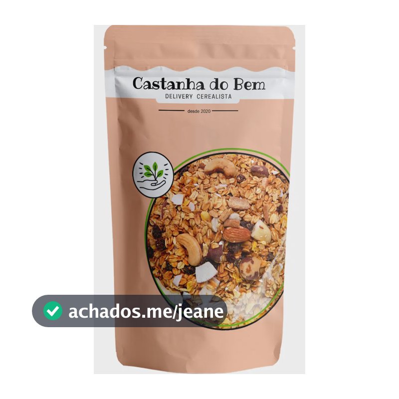 Granola De Cereais Zero Açúcar 1kg - Frutas E Castanhas