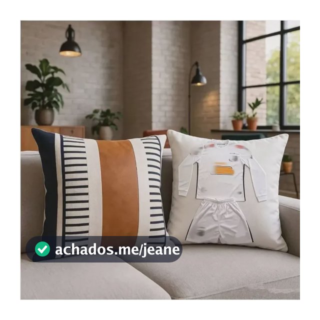 Kit 4 Capas Almofada Xadrez Linho 45x45 Estilo Rústico Chic