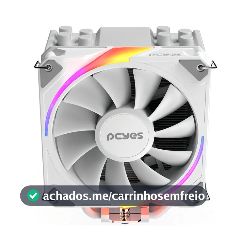 Pcyes Frost Pulse Argb Cooler Para Processador White Ghost