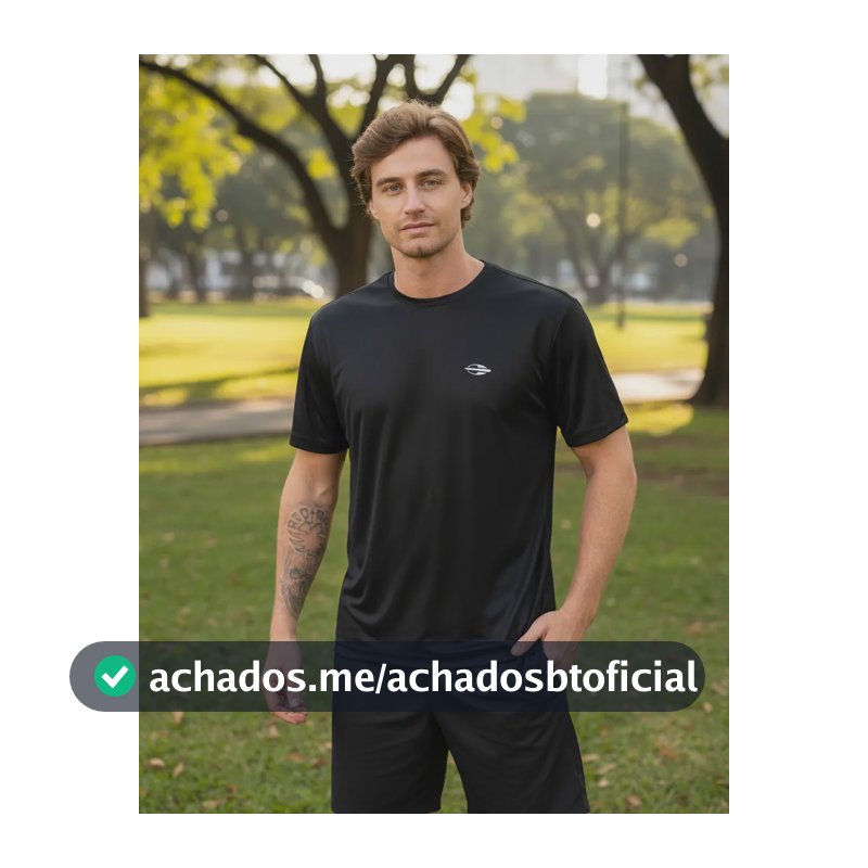 Camiseta Esportiva Masculina Mormaii Dry Helanca Preto Lisa Xg