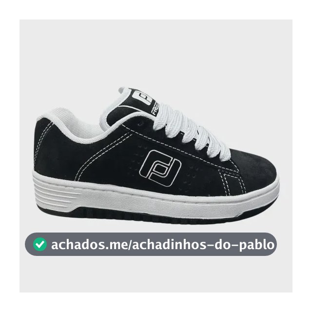 Tênis Freeday Jab Preto/branco - Original