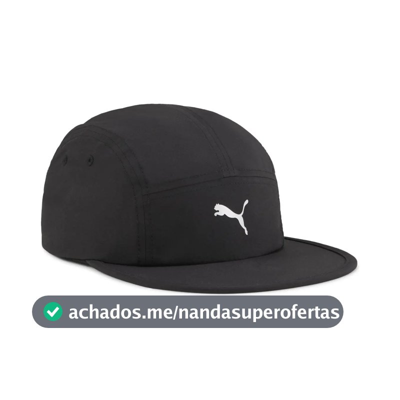 Boné De Corrida Unissex Essentials Running 5 Panel Puma