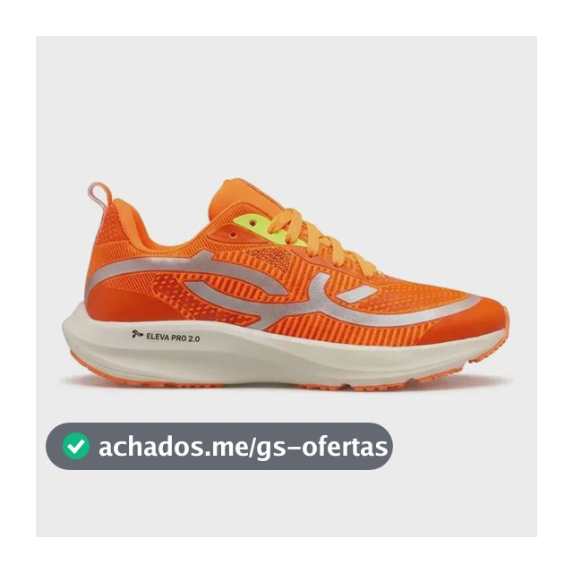 Tênis Masculino Olympikus Academia Caminhada Confortável Laranja 41 Br
