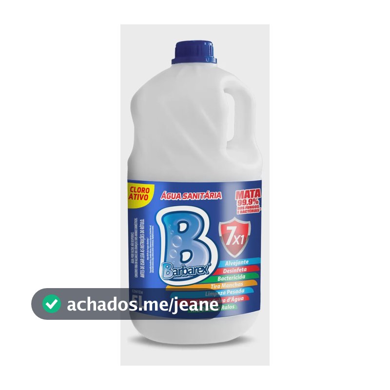 Água Sanitária Barbarex 5L