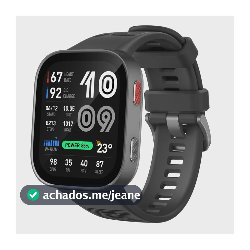 Relógio inteligente Amazfit Bip Max Amoled Smartwatch 2.07 Gps Bluetooth Calls 5 atm Sports Running Fitness