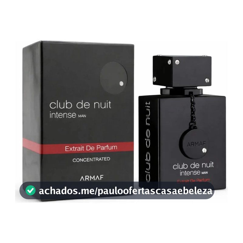 Extrato de perfume Armaf Club de Nuit Intense Masculino 70 mL 2025