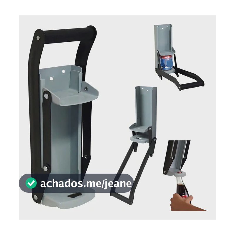 Amassador De Lata 475ml Parede Reforçado Metal Reciclagem