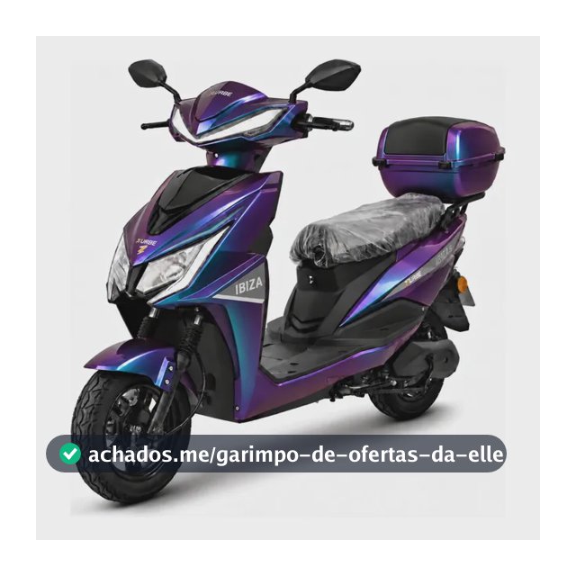 Zurbe Scooter Elétrica Ibiza 1000w 72v 23ah Autopropelido Azul-escuro