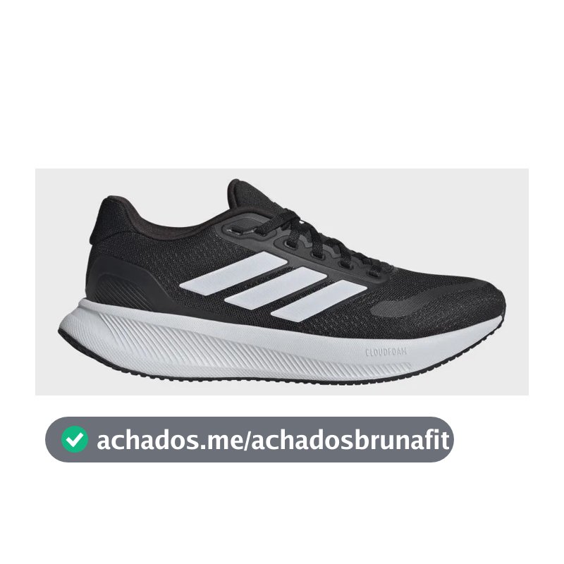 Tênis Corrida Runfalcon 5 adidas Preto 36 Br