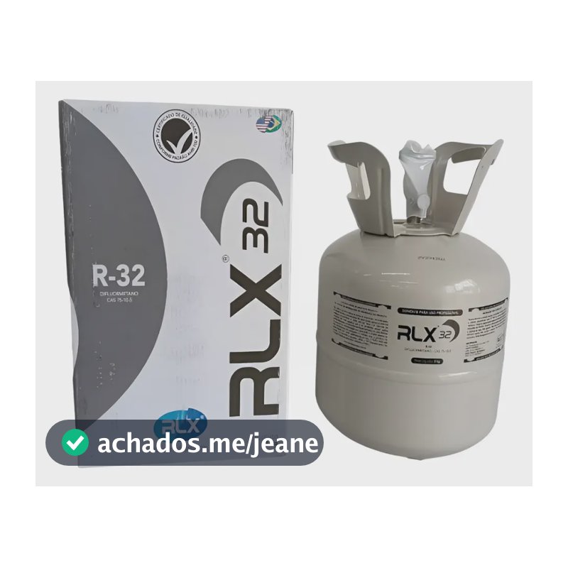 Gás Refrigerante R-32 Botija 3kg RLX para Ar Condicionado