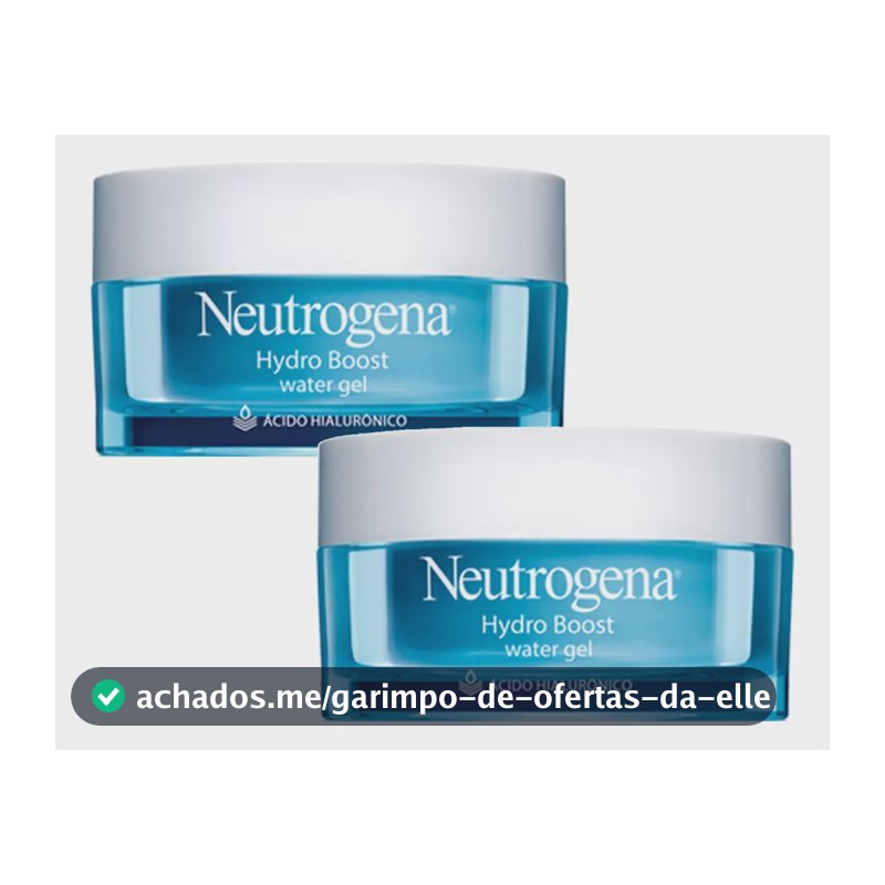 Neutrogena Hydro Boost Kit Com Dois Hidratantes Faciais Wate