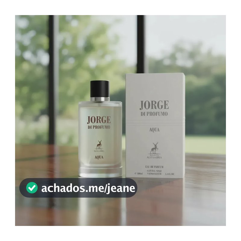 Perfume árabe Jorge Di Profumo Aqua Edp Maison Alhambra 100ml