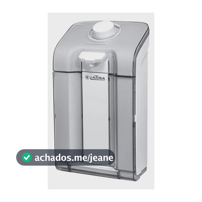 Purificador De Água Natural Latina Pn535 Fumê Super Filtro