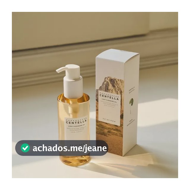 Skin1004 Madagascar Centella Ligth Cleansing Oil 200ml Óleo De Limpeza Coreano Todo Tipo De Pele Noite