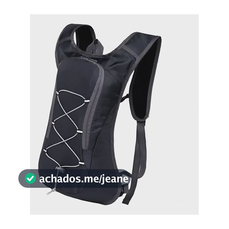 Mochila Hidratação Ciclismo Impermeável 2 L Com Refil D'água Cor Preto Desenho Do Tecido Forro De Poliéster Tecidos De Náilon