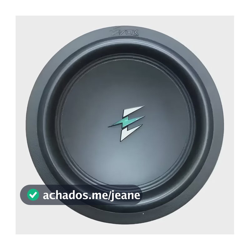 Sub Evok Audio 12 Pol 700rms 4 Ohms Novo Sw700x Preto