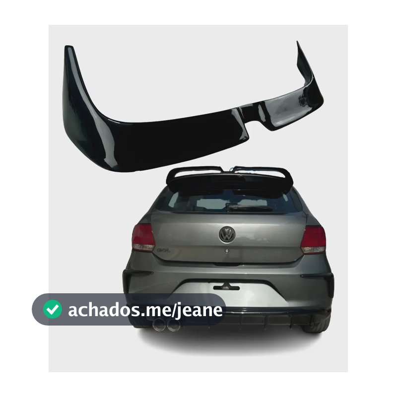 Aerofólio Gol G6 Oettinger  Acabamento Premium Preto