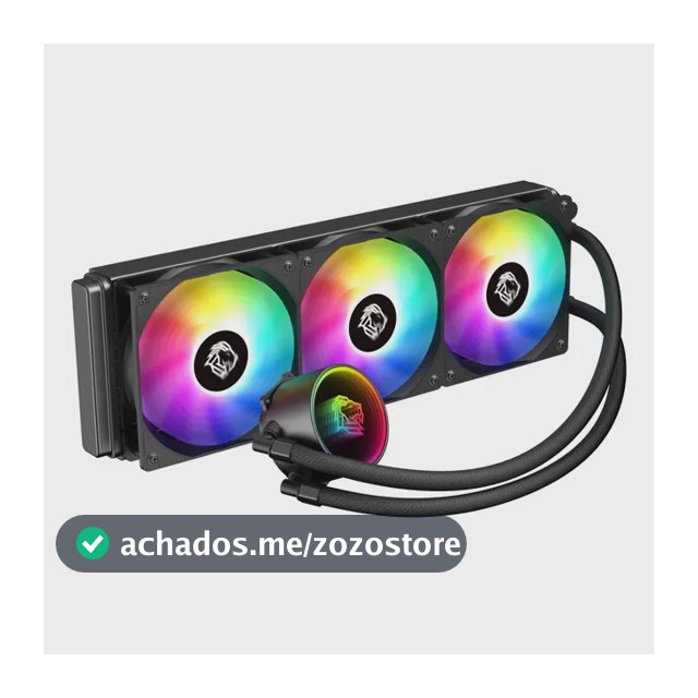 WATER COOLER HAYOM FC1316, RAINBOW, 360MM, INTEL-AMD, PRETO