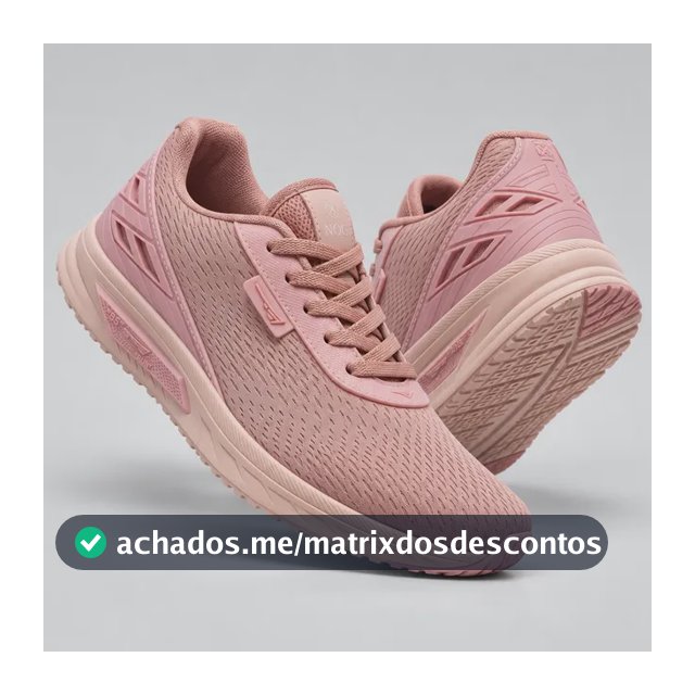Tênis Feminino Esportivo Leve Confortável Respirável Nog