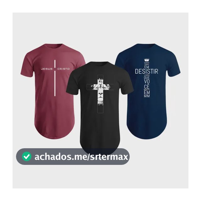 Kit Com 3 Camisetas Camisas Masculinas Long Line Oversize