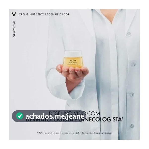 Creme Nutritivo Redensificador Neovadiol Menopausa 50g Vichy