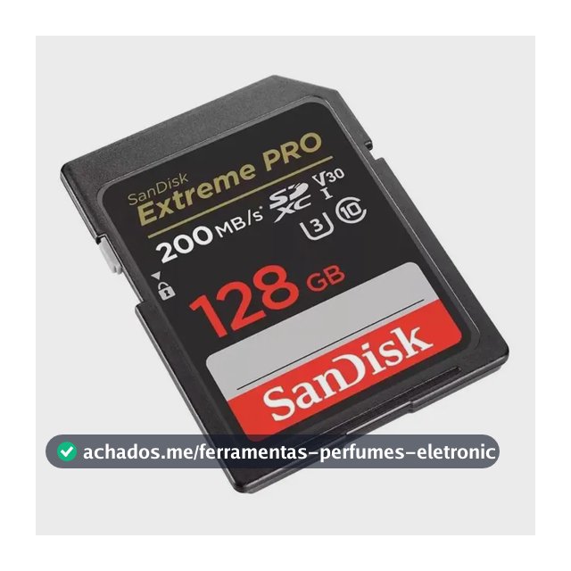 Cartão de memória SanDisk SDSDXXD-128G-GN4IN Extreme Pro 128GB