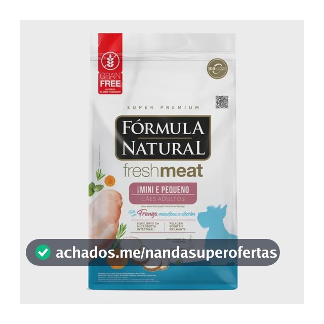 Fórmula Natural Fresh Meat Adulto Frango Porte Peq. 2,5 Kg